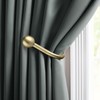 Curtain Holdbacks, 2pcs Curtains Holder Wall Mounted Drapery Tiebacks Retro