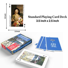 LINGO The MET Botanicals Playing Cards - Educational Flashcards with Key Trivia - Travel Card Games - Art Themed Deck of Cards