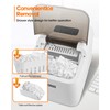 Smart Ice Maker Countertop, Compact Wi-Fi ice Machine with App