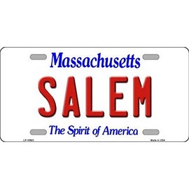 Salem Massachusetts Novelty Metal Vanity License Plate Tag LP-10983