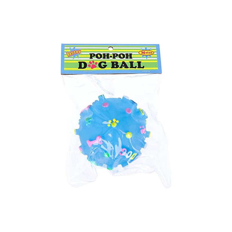 Poop Dog Ball, Medium, Light Blue, PT-DBT-2-2, Pack of 1