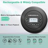 CD Player Portable, MONODEAL Bluetooth CD Player, Rechargeable Compact Small