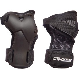 CTHOPER Impact Wrist Guard Protective Gear Wrist Brace Wrist Support for Skating Skateboard Skiing Snowboard Motocross Multi Sport Protection (M)
