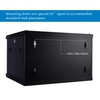 RackPath 6U Wall Mount Server Cabinet Network Rack Enclosure, Quiet