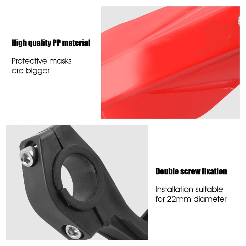 Dirt Handguards - Motorcycle Windshield Horn Hand Guard | Protection