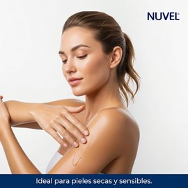 Nuvel Aceite Corporal en Gel con Manteca de Cacao 200ML | Hidratación Profunda para Piel Seca y Opaca | Body Oil Gel para Brillo Natural y Suavidad