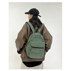 Aufona Mini Backpack for Women Small Backpack Purse Aesthetic Backpack Tiny Corduroy Backpack Light Weight