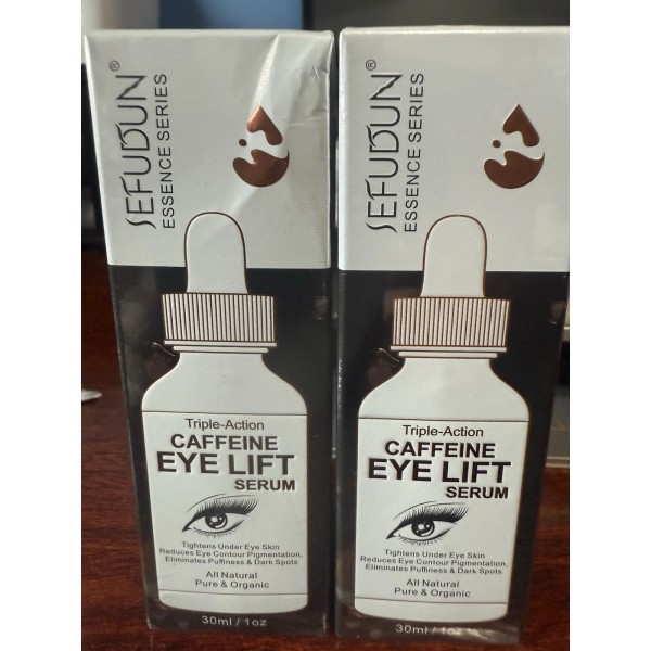 All Natural Pure & Organic 2 Caffeine Eye Serum with