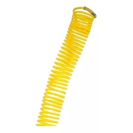 Lion Tools Manguera Compresor Resorte Espiral Aire 15m 1/4 300 Psi Lion Color Amarillo