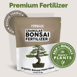 TPS NUTRIENTS Bonsai Fertilizer, Organic Slow Release Dry Granular Plant Food for Bonsai Trees (6 Ounces)