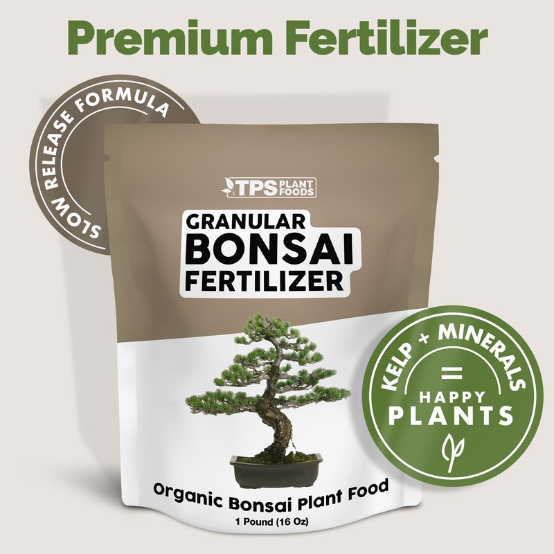 TPS NUTRIENTS Bonsai Fertilizer, Organic Slow Release Dry Granular Plant
