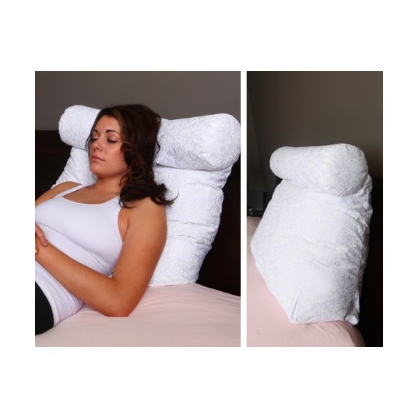 Relax In Bed Pillow Plain White - Best Lounger Support