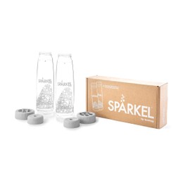 SPÄRKEL Bottle 2-Pack - 2x 750ml (25.4oz.) - Always have a bubbly drink ready - Use Beverage System