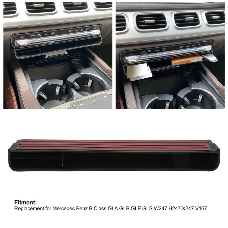 Car Center Console Organizer Center Console Storage Box for Benz