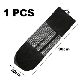GZQINGYONG Yoga Mat Bag, Yoga Bag for Mat and Accessories, Yoga Mat Bag, Bag for Yoga Mat, Yoga Mat with Bag, Portable Mesh Pilates Mat, Yoga Bolster Bag with Drawstring 90 x 30 cm, Pack of 1