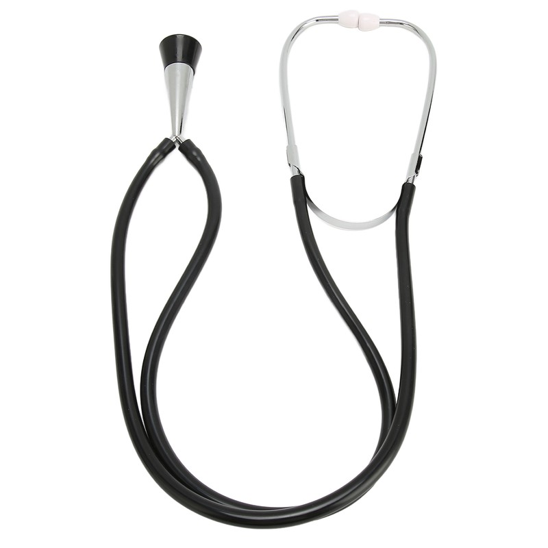 Fetal Stethoscope Monitoring Aluminum Alloy Soft Fetal Heart Stethoscope Black