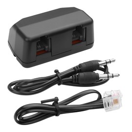 YAODHAOD Telephone Adapter RJ11 Telephone Cable Adapter for Recording Pens Headphones Conference Calls etc