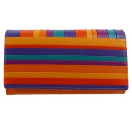 Golunski Leather Ladies Tri-Fold Flap Over Purse/Wallet