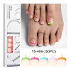 150 Unidades Press On Francés Pedicura Uñas Postizas Para Pi
