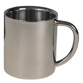 Cup, double wall, 250 ml stainless steel