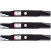 3PK Oregon 91-438 Heavy Duty Blades for 60" Kubota 76539-34330,
