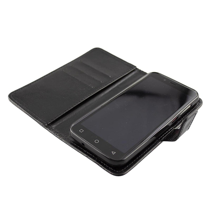 caseroxx Book-Style Case for PEAQ PSP 400, Faux Leather Case