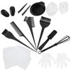 NOLITOY Hair Dyeing Tool Supply 12pcs Set Hair Mixing Kit