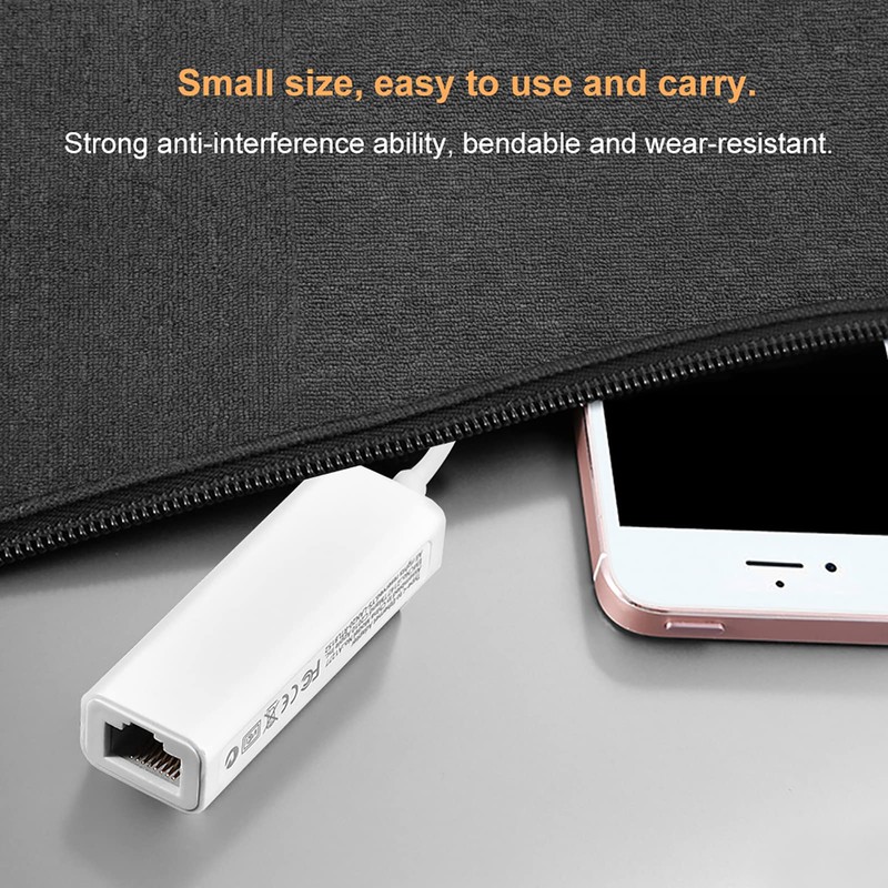 Annadue USB 3.1 Type C to RJ45 Adapter, Plug and