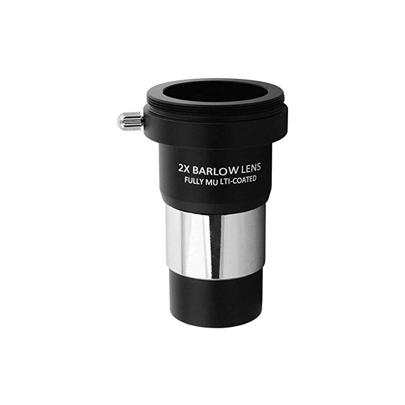 Barlow Lens 2X, 1.25 Inch Fully Multi-Coated Metal Barlow Lens