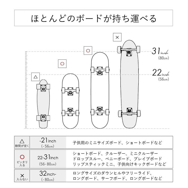 monoii Multi-functional Skateboard Backpack Case Skateboard Bag Pack Board Bag