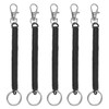 PATIKIL Retractable Coil Springs Keychain, 5 Pack Anti-lost Key Chain