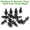 10L0L Golf Cart Floor Mat Push Rivets for Yamaha Models