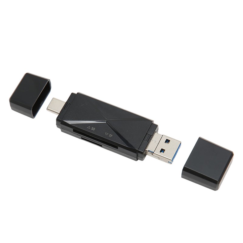 3 in 1 USB Storage Card Reader USB C USB