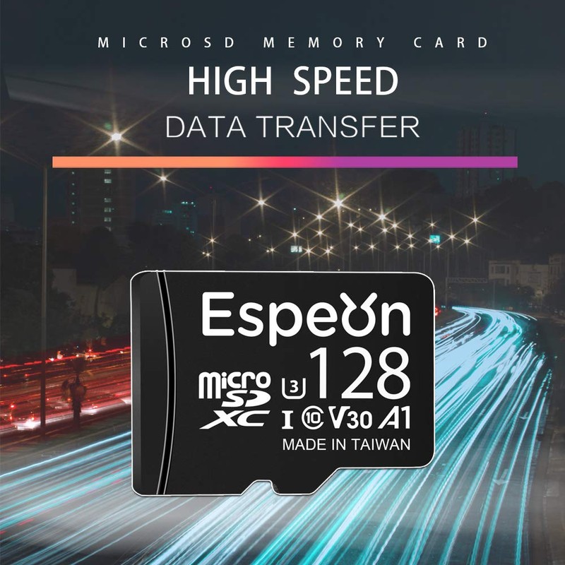Espeon 128GB MicroSDXC Card UHS-I U3 A1 V30 4K Ultra