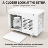 Portable Bubble Machine with Carry Handle, 10-Hole Automatic Bubble Blower