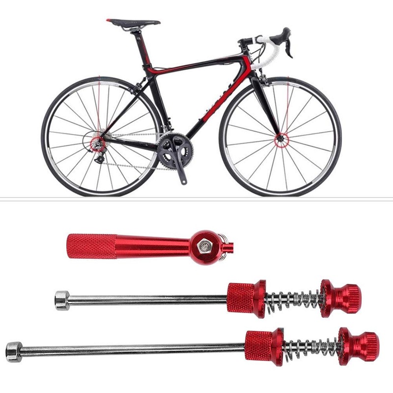 Bike Axle Quick Release Wheel Hub Front Anti-Theft Durable Aluminum