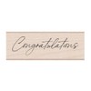 Hero Arts C6465 Wood Block Stamp, Cursive Congratulations