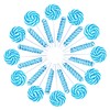 Blue Candy - 18g Swirl and 12g Twisty Lollipops -