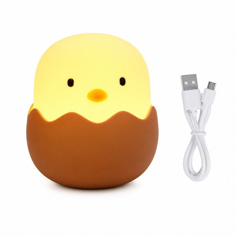 Rechargeable Chicken Night Light for Kids – Cute Touch LED