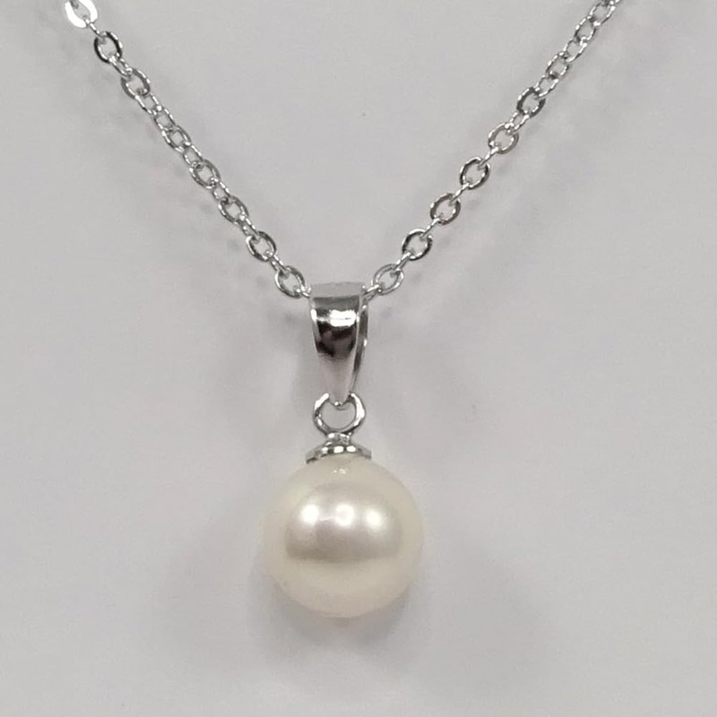 [You and My Jewelry Box] Shell Pearl Pendant Necklace, 0.3