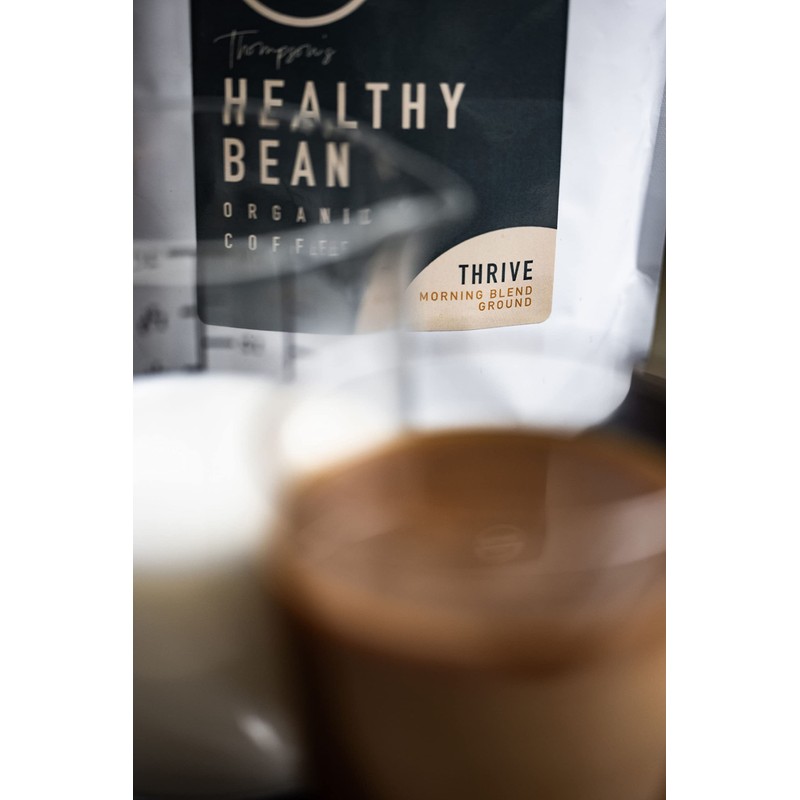 Healthy Bean Organic Ground Coffee Thrive Morning Blend - Low