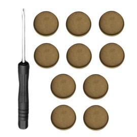 HappyHome Button Set for Jeans Denim Replacement and Remake, 10-Piece Set, Easy Installation, Screw-Type, DIY Jeans Repair, Sewing, Handicraft (#2)