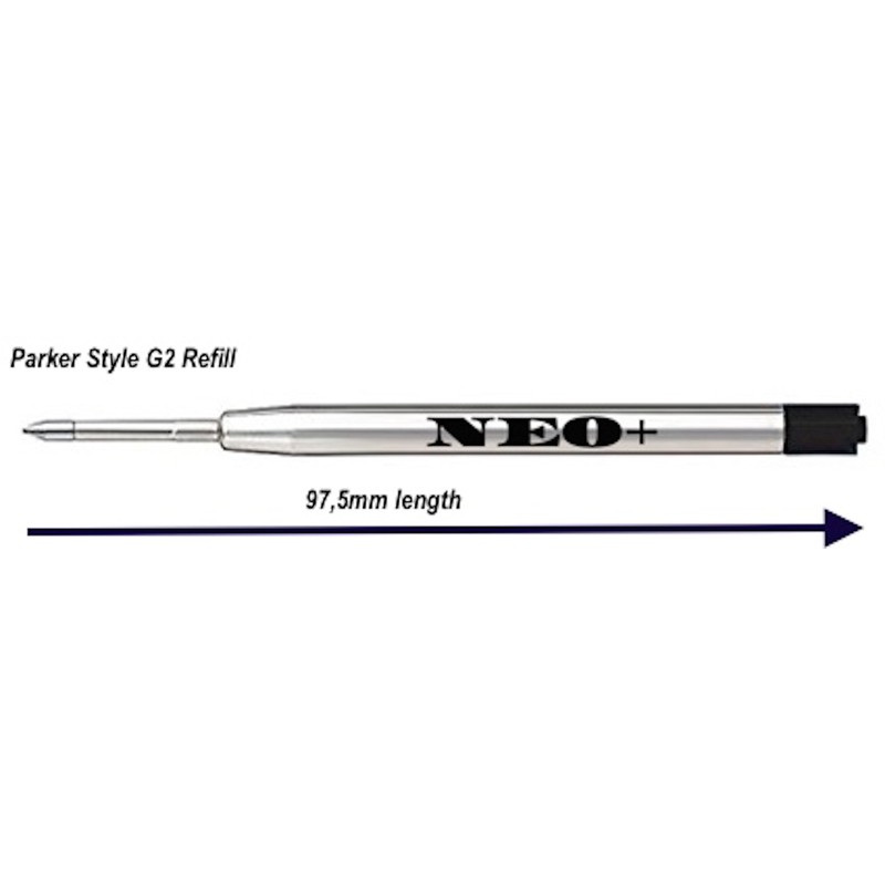 Quality Ballpoint Pen Refills, Medium Point. Compatible with Parker Ball