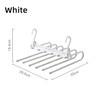 Tamatoshi 6 Trouser Hangers, Stainless Steel, Bottom, Slack Hanger, Slim,