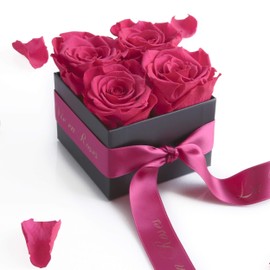 ROSEMARIE SCHULZ® Heidelberg Rose Box, La Vie en Roses 4 collection, preserved roses will last 3 years, flower box, for love greetings, engagements, marriage proposals, Modern