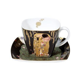 Goebel 66884214 Coffee Cup with Design The Kiss by Gustav Klimt