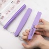 Juego de limas de uñas acrílicas y pulidores de uñas,