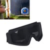Safety Goggles Breathable Shock Resistant Iron Mesh Patterned Wind Sand