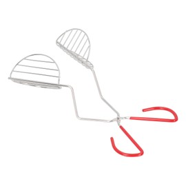 Prensa de Tortillas de Pinzas de Cáscara de Taco de Acero Inoxidable para Freír de Forma Segura, Drenaje Más Fácil con Limpieza Simple, Cocina