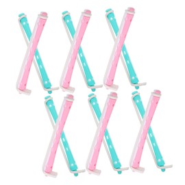 IWOWHERO Professional Hair Perm Rod Collection 24pcs Hair Rollers Soft Curlers for Women Overnight Curls